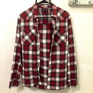 Banana Republic men’s button up plaid shirt